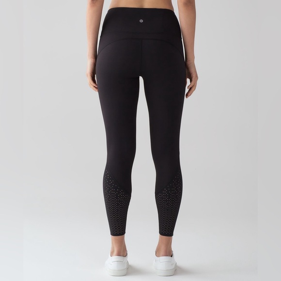Lululemon Anew Tight Black Leggings size 4 luxtreme laser-cut - Picture 1 of 14